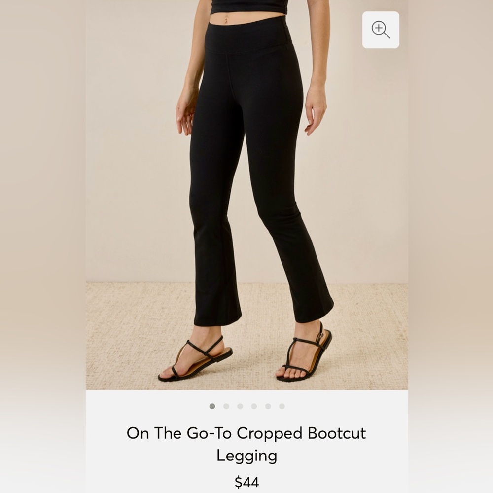 PACT Cropped Bootcut Legging